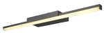 Czarny kinkiet nad lustro SLV 1003506 Glenos LED 12W 3000/4000K 61,5cm