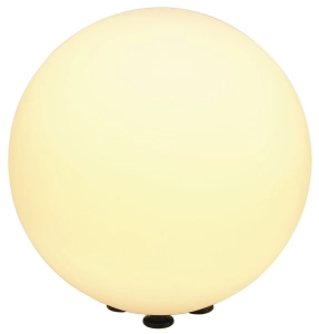 Lampa ogrodowa biała kula 40cm SLV 227220 Rotoball E27 IP44