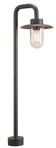 Antracytowy zewnętrzny słupek oświetleniowy retro SLV 1000822 Molat E27 IP44 100cm