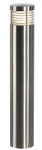 Słupek oświetleniowy zewnętrzny ze stali nierdzewnej SLV 230066 Vap E27 IP44 60cm