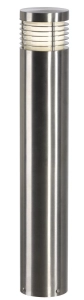 Słupek oświetleniowy zewnętrzny ze stali nierdzewnej SLV 230066 Vap E27 IP44 60cm