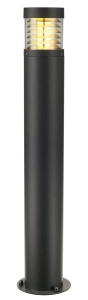 Antracytowa zewnętrzna lampa stojąca SLV 231595 F-Pol E27 IP54 86cm