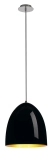 Czarno złota kopułowa lampa wisząca SLV 133060 Para E27 30cm