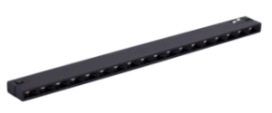 Czarna z diodami 30cm lampa na szyny magnetyczne Smartline Loonari 408891 Dots LED 10W 555LM 4000K CRI90 50stopni Dali