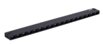 Czarna z diodami 30cm lampa na szyny magnetyczne Smartline Loonari 416230 Dots LED 10W 555LM 3000K CRI90 50stopni Typ B