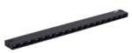 Czarna z diodami 30cm lampa na szyny magnetyczne Smartline Loonari 408839 Dots LED 10W 555LM 4000K CRI90 50stopni Typ A