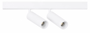 Biały podwójny reflektor na szyny magnetyczne magnetyczne Smartline Loonari 408570 Mini Spot LED 2x8W 2x552LM 2700-4000K CRI90 60stopni Zigbee
