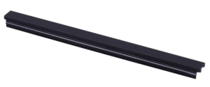Czarna aluminiowa maskownica frontowa do szyn magnetycznych Smartline Loonari 409379 0,5m