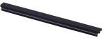 Czarna aluminiowa maskownica frontowa do szyn magnetycznych Smartline Loonari 409355 0,2m
