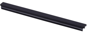 Czarna aluminiowa maskownica frontowa do szyn magnetycznych Smartline Loonari 409355 0,2m