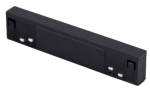 Czarny łącznik prosty elektroniczny 12cm do szyn magnetycznych Smartline Loonari 409249