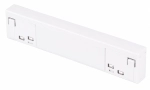 Biały łącznik prosty elektroniczny 12cm do szyn magnetycznych Smartline Loonari 409249