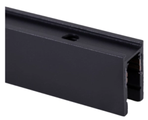 Czarny natynkowy szynoprzewód magnetyczny H3,1cm W1,85cm Smartline Loonari 408983 Typ B 1m