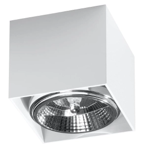 Biała lampa sufitowa sześcian punktowa Sollux Lighting SL.0698 Blake ES111