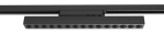 Czarna diodowa lampa 40cm na szynoprzewody 1-fazowe Nowodvorski 12395 Linear LED 15W 4000K 1500LM CRI90