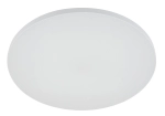 Okrągły biały plafon sufitowy z tworzywa Nowodvorski 11755 Denia LED 15W 4000K 25cm