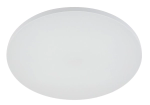 Okrągły biały plafon sufitowy z tworzywa Nowodvorski 11755 Denia LED 15W 4000K 25cm