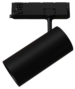 Czarny reflektor z tuleją 6x13cm na szyny 3-fazowe CTLS Nowodvorski 12299 Spot LED 15W 1500LM 3000K 24/36/60stopni