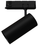 Czarny reflektor z tuleją 7x14cm na szyny 3-fazowe CTLS Nowodvorski 12300 Spot LED 25W 2500LM 3000K 24/36/60stopni