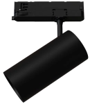Czarny reflektor z tuleją 7x14cm na szyny 3-fazowe CTLS Nowodvorski 12303 Spot LED 25W 2500LM 4000K 24/36/60stopni