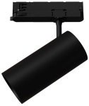 Czarny reflektor z tuleją 8x16cm na szyny 3-fazowe CTLS Nowodvorski 12304 Spot LED 30W 3000LM 4000K 24/36/60stopni