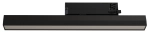 Czarna z mlecznym kloszem lampa 40cm na szynoprzewody 3-fazowe CTLS Nowodvorski 12317 Line LED 20W 4000K 1800LM CRI90