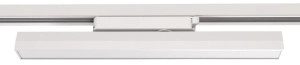 Biała z mlecznym kloszem lampa 40cm na szynoprzewody 1-fazowe Nowodvorski 12402 Line LED 20W 4000K 1600LM CRI90