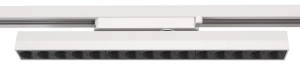 Czarno biała diodowa lampa 40cm na szynoprzewody 1-fazowe Nowodvorski 12397 Linear LED 15W 4000K 1500LM CRI90
