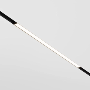 Czarna lampa z mlecznym kloszem 30cm na szyny magnetyczne Exility Maytoni TR030-4-12WTW-DD2-B Basis LED 12W 2700-6000K Dali2