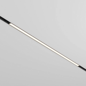 Czarna lampa z mlecznym kloszem 90cm na szyny magnetyczne Exility Maytoni TR030-4-30WTW-DD2-B Basis LED 30W 2700-6000K Dali2