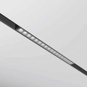 Czarna lampa z diodami 32cm na szyny magnetyczne Exility Maytoni TR031-4-18WTW-DD2-B Points LED 18W 2700-6000K Dali2 36stopni