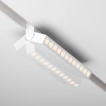 Biała przechylana diodowa lampa 22cm na szyny magnetyczne Exility Maytoni TR033-4-12WTW-DD2-W Points Rot LED 12W 2700-6000K Dali2 36stopni
