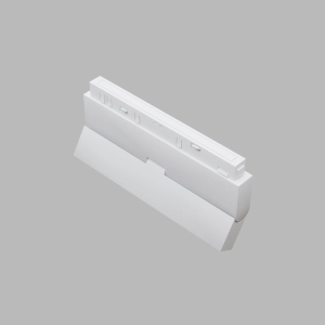 Biała przechylana mleczna lampa 22cm na szyny magnetyczne Exility Maytoni TR036-4-12WTW-DD2-W Basis Rot LED 12W 2700-6000K Dali2 120stopni