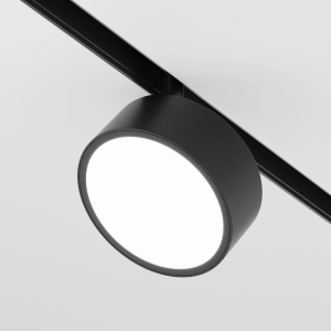 Czarna okrągła lampa na szyny magnetyczne Exility Maytoni TR040-4-18WTW-DD2-B Rado LED 18W 2700-6000K Dali2