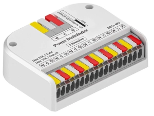 Rozdzielacz mocy do podłączenia kilku taśm LED CCT 1x6 Prescot RM-CCT-16 5-48V