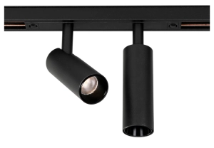 Czarny  podwójny reflektor na szynoprzewody magnetyczne Multiline Loonari 410399 Mini Spot S LED 2x7W 2700-6000K 60stopni Dali