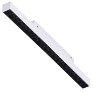 Biała z czarną optyką lampa diodowa na szyny magnetyczne Multiline Loonari 402653 Dots M LED 24W 2700-6000K 60stopni 38,7cm Dali