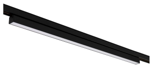 Czarna lampa mleczna na szyny magnetyczne Multiline Loonari 402745 Stripe M LED 24W 2700-6000K 60cm Dali