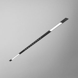 Czarna wpuszczana lampa listwa diodowa i mleczna AQForm 30229-M930-W3-00-12 Mixline LED 25W 3000K 192cm CRI90