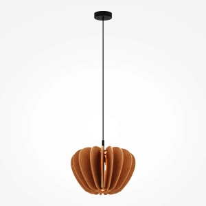 Dekoracyjna brązowa płatowa lampa wisząca Maytoni MOD398PL-01BR Cambio E27 47,5cm