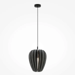 Dekoracyjna grafitowa płatowa lampa wisząca Maytoni MOD398PL-01GR Cambio E27 35cm