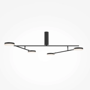 Szaroka czarna regulowana lampa sufitowa Maytoni MOD070CL-L30B3K Fad LED 26W 3000K