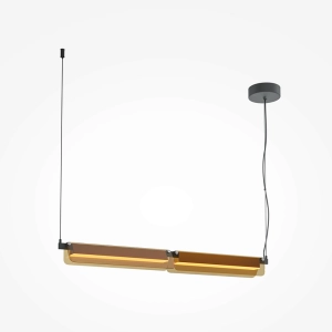 Lampa wisząca dekoracyjna listwa ledowa 93cm Maytoni MOD296PL-L20BC3K Flat LED 20W 3000K