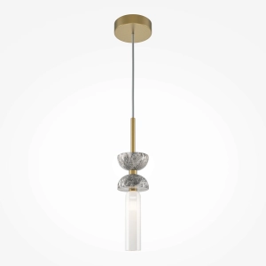 Dekoracyjna smukła lampa wisząca Maytoni MOD178PL-01GR Kyoto G9