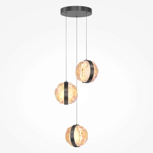 Lampa wisząca trzy dekoracyjne kule Maytoni MOD379PL-L17B2.7K Misterio LED 15W 2700K