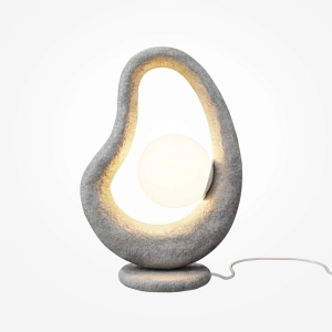 Szara dekoracyjna lampa stołowa Maytoni MOD380TL-01GR Opus G9