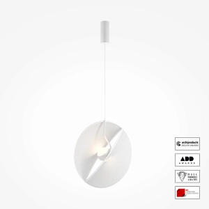 Biała nowoczesna lampa wisząca Maytoni MOD154PL-L6W3K Reflex LED 14W 3000K