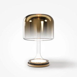 Złota szklana nowoczesna lampa stołowa Maytoni MOD286TL-L18G3K Spirito LED 18W 3000K