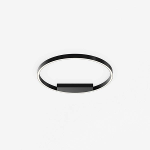 Lampa sufitowa czarna obręcz ledowa 60cm Maytoni MOD058CL-L35BK Rim LED 35W 3500K