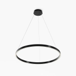 Lampa wisząca czarna obręcz ledowa 80cm Maytoni MOD058PL-L42BK Rim LED 51W 3500K